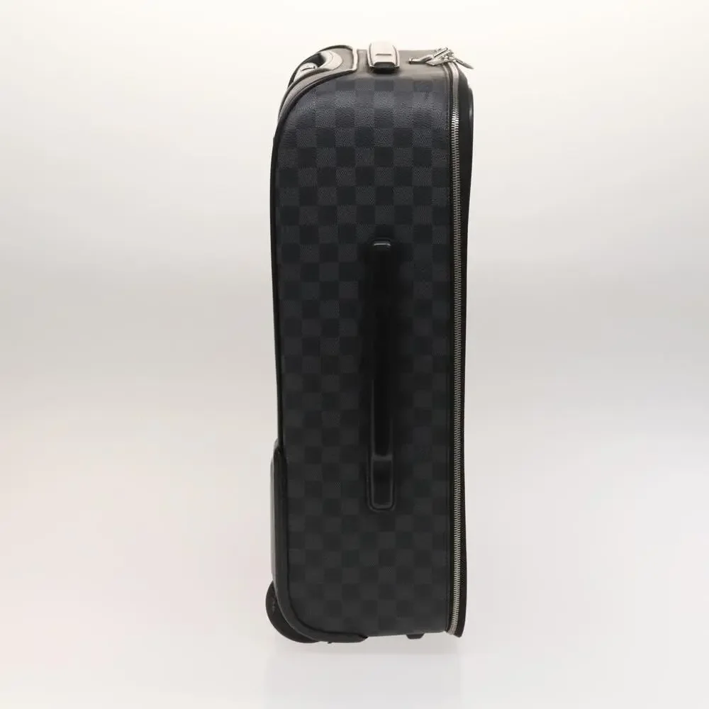 LOUIS VUITTON Damier Graphite Pegas 55 Suitcase N23300